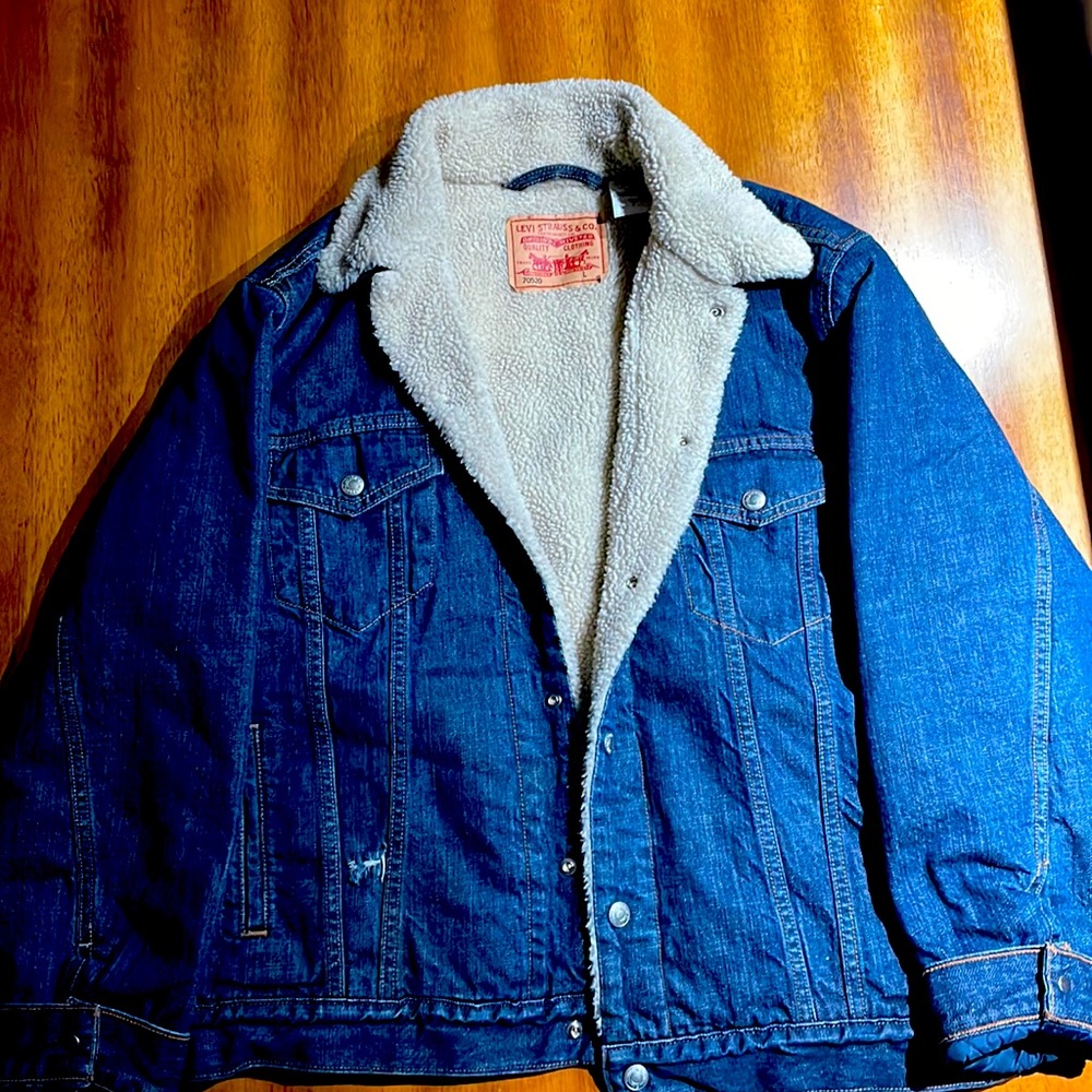 Levi Strauss & Co. Men’s L Juniper Sherpa Lined Jacket